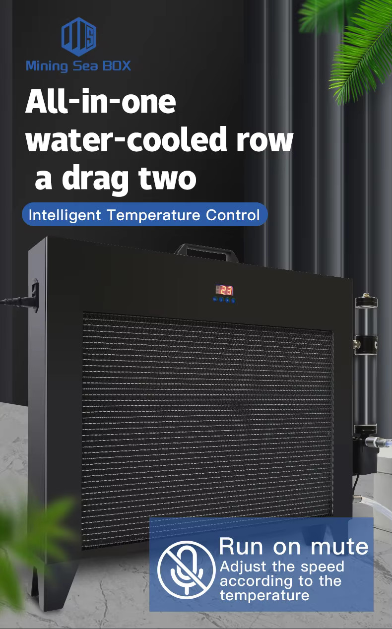 MO SAN 12KW Water Cooling Row Radiator System M2 + (1) S19 Hydro Conversion Kit