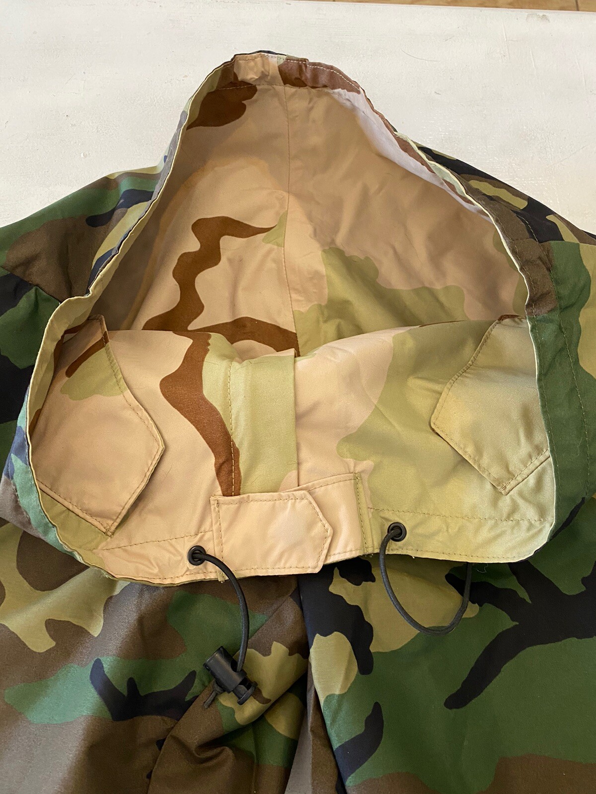 Men’s US Army Nylon Blend Reversible Camo Pants Size Large