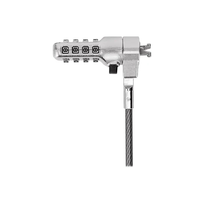 Targus DEFCON Compact Serialized Combo Cable Lock, Black (ASP71GLX-S/25S)