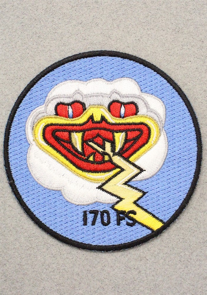 170th Fighter Squadron - USAF Air Force Patch 1983