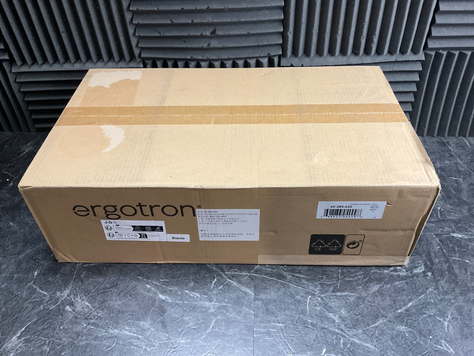 Ergotron LX HD Sit-Stand Desk Mount LCD Arm 45-384-026 ✅ ❤️️ ✅ ❤️ BRAND NEW!