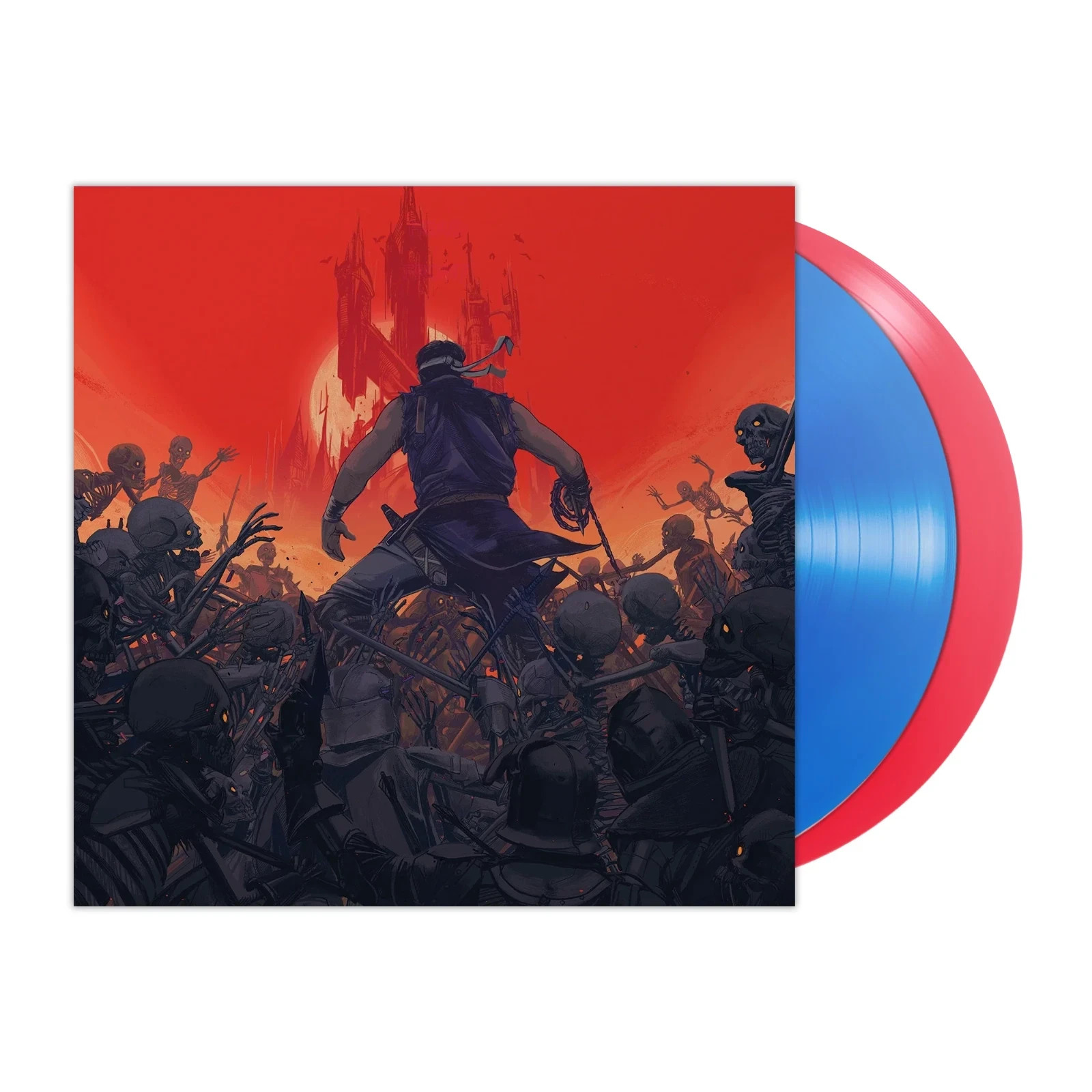 Castlevania Rondo Of Blood / Dracula X VIDEO GAME SOUNDTRACKS RED BLUE Vinyl 2LP