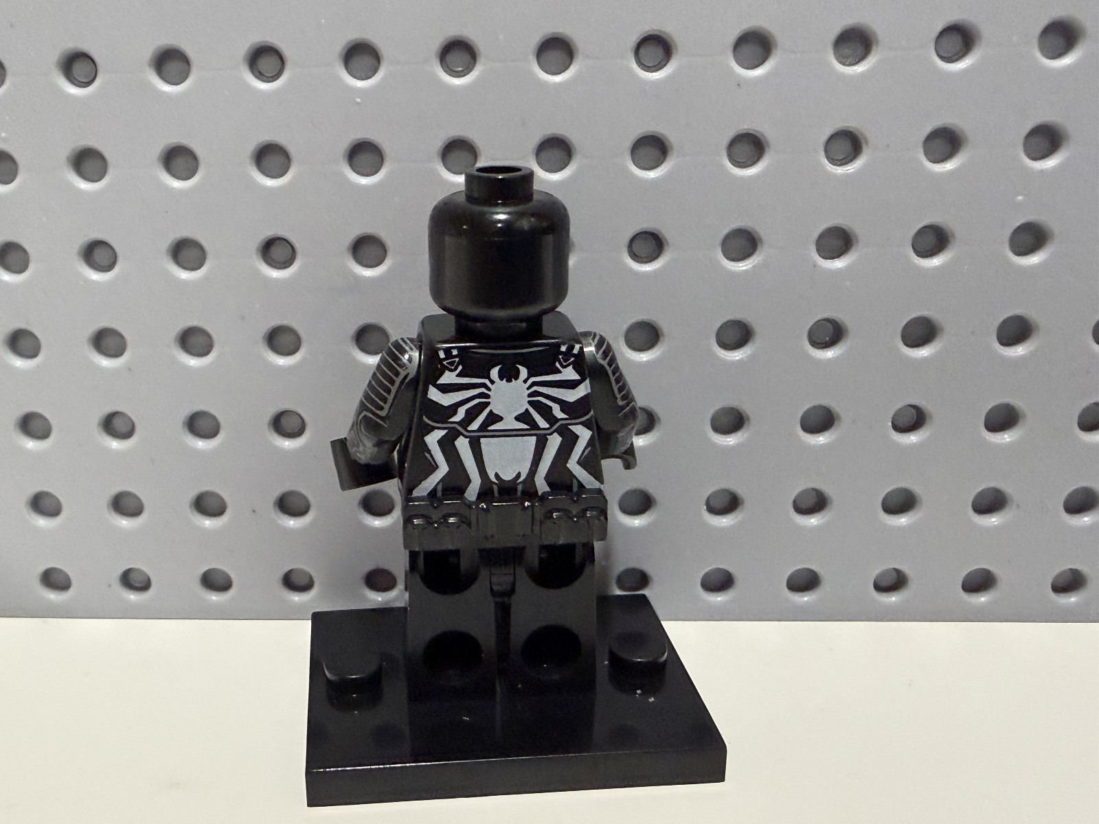 LEGO Marvel Agent Venom Spider-Man Custom Minifigure New