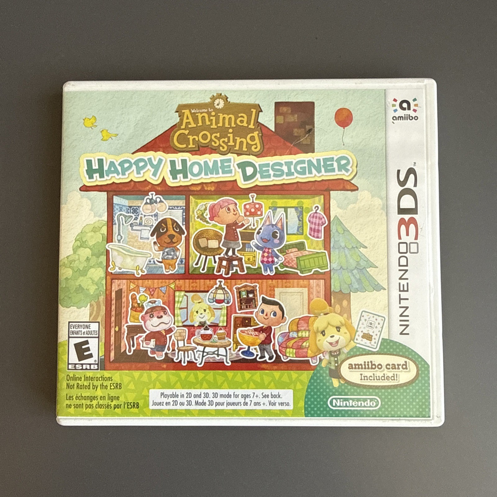Animal Crossing: Happy Home Designer (Nintendo 3DS, 2015) Case Only / NO GAME