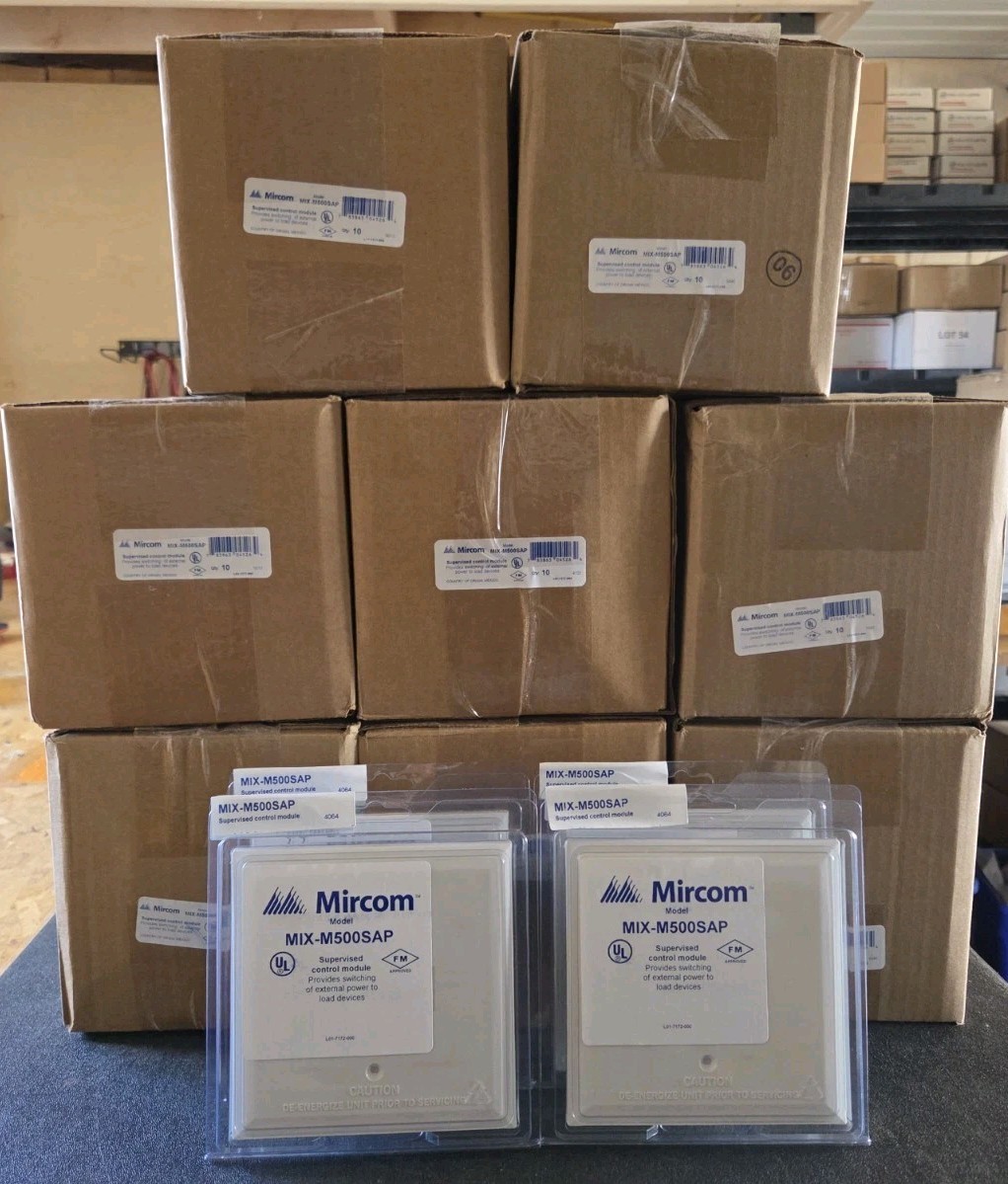 MIRCOM MIX-M500SAP SUPERVISED CONTROL MODULE - BRAND NEW - "WHITE" - 104 AVAIL.