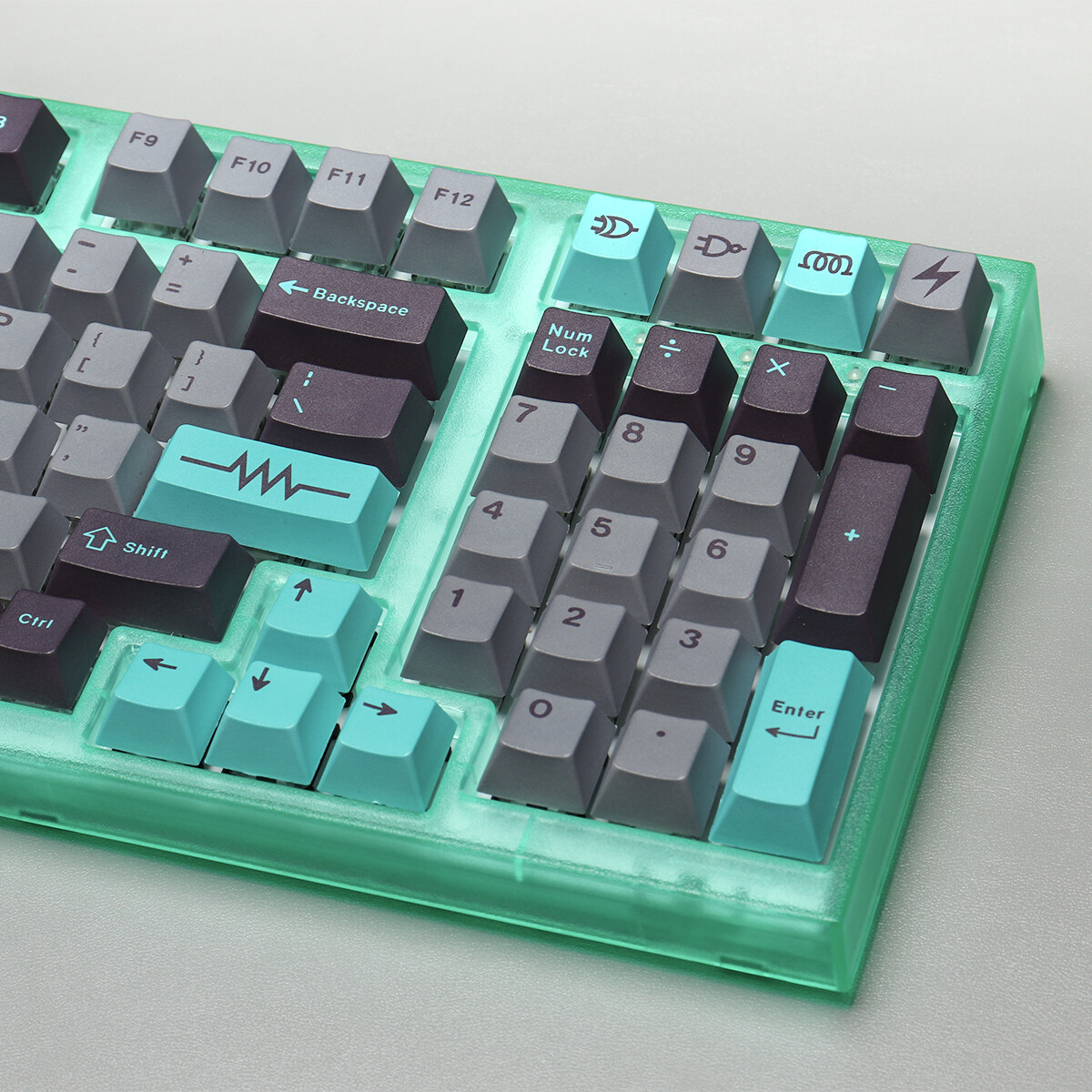 DIY Electric Keycap PBT Cherry Profile Five-sided sublimation 129 Key For MX