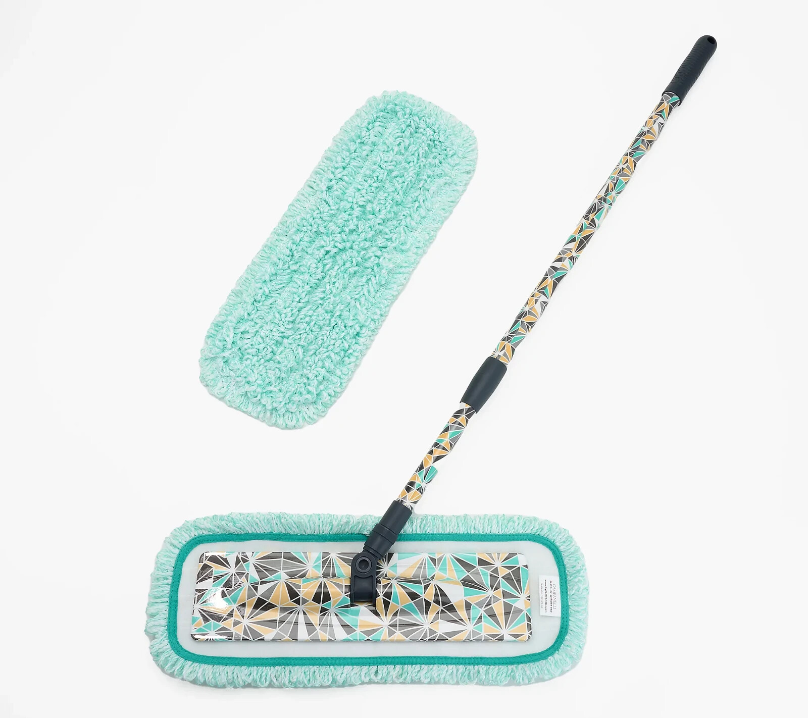 CAMPANELLI EasyGlide Microfiber Wet & Dry Mop Set - Gray v55665