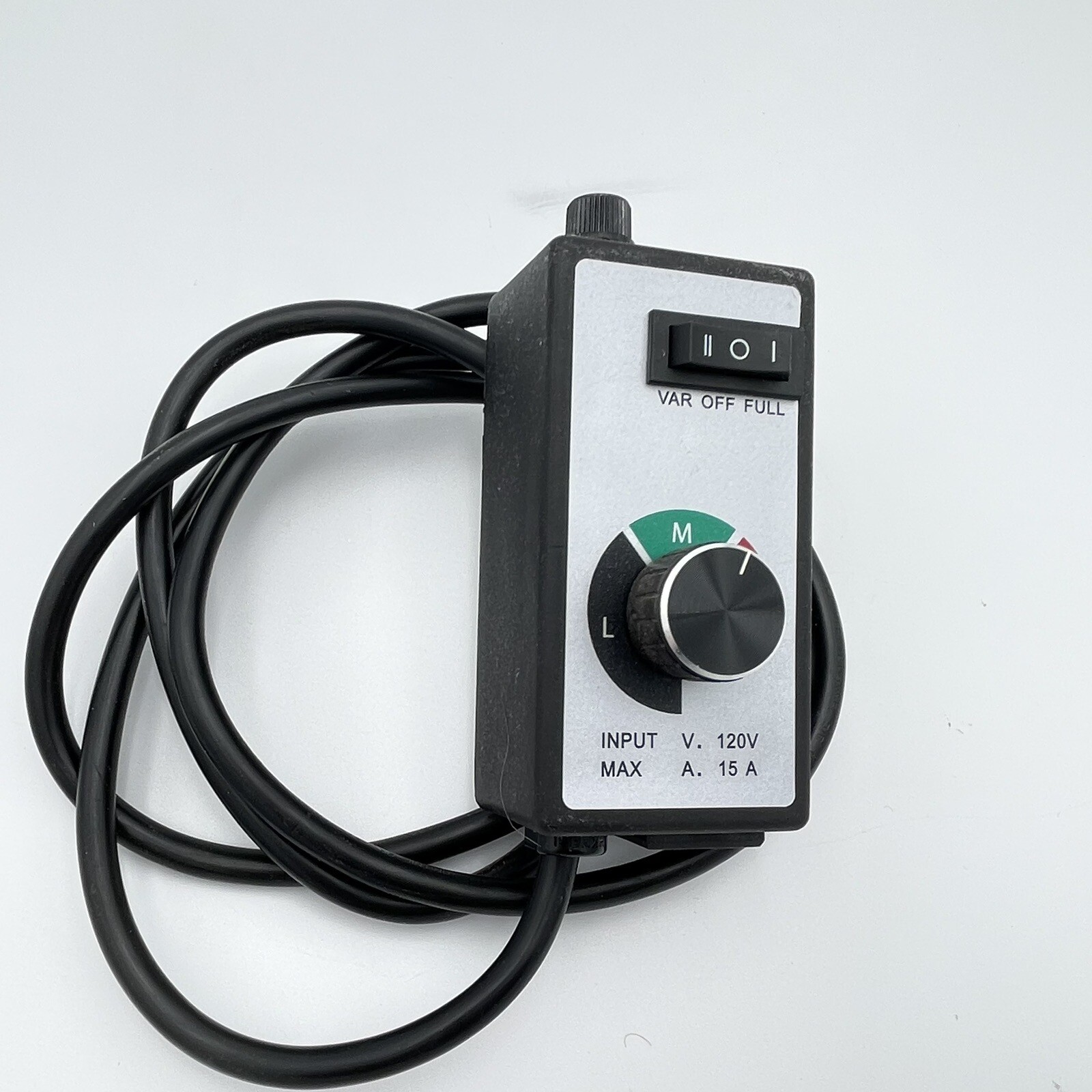 Universal AC 120V Speed Controller Router Fan Variable Electric Motor Rheostat