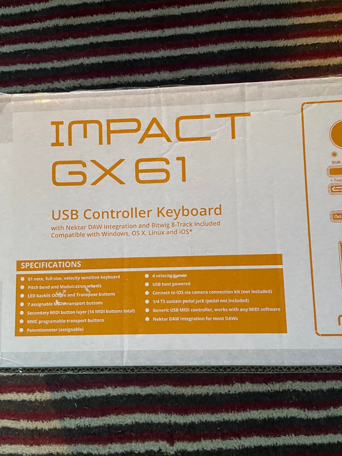 Nektar Impact GX49 MIDI Controller Keyboard