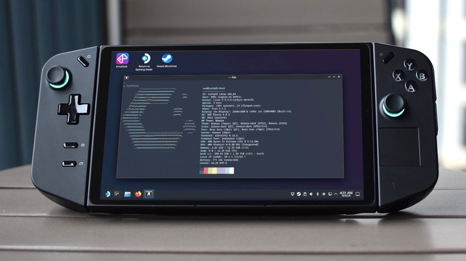 CachyOS Linux (Handheld Edition) Bootable USB - Arch Linux Based Distribution