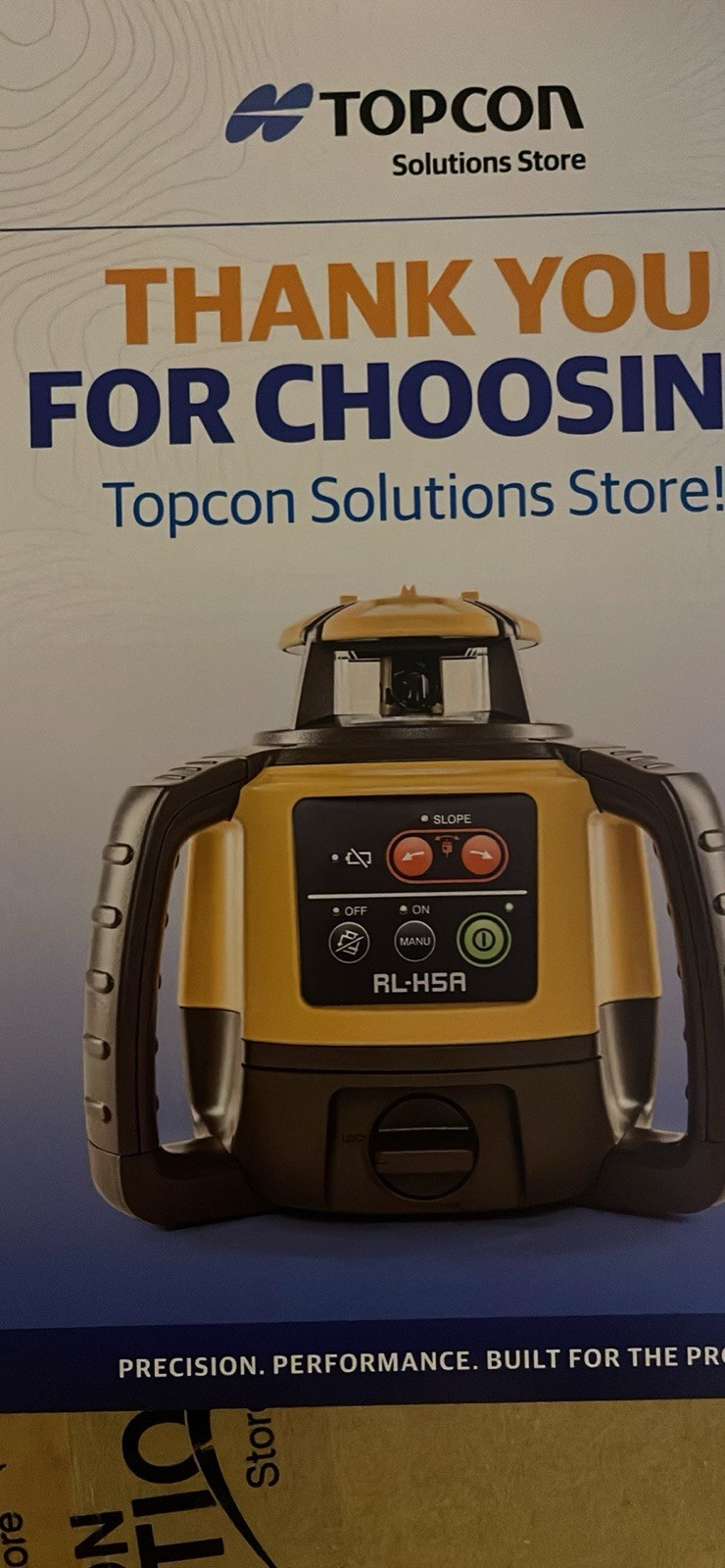 Topcon RL-H5A Self-Leveling Rotary Grade Laser