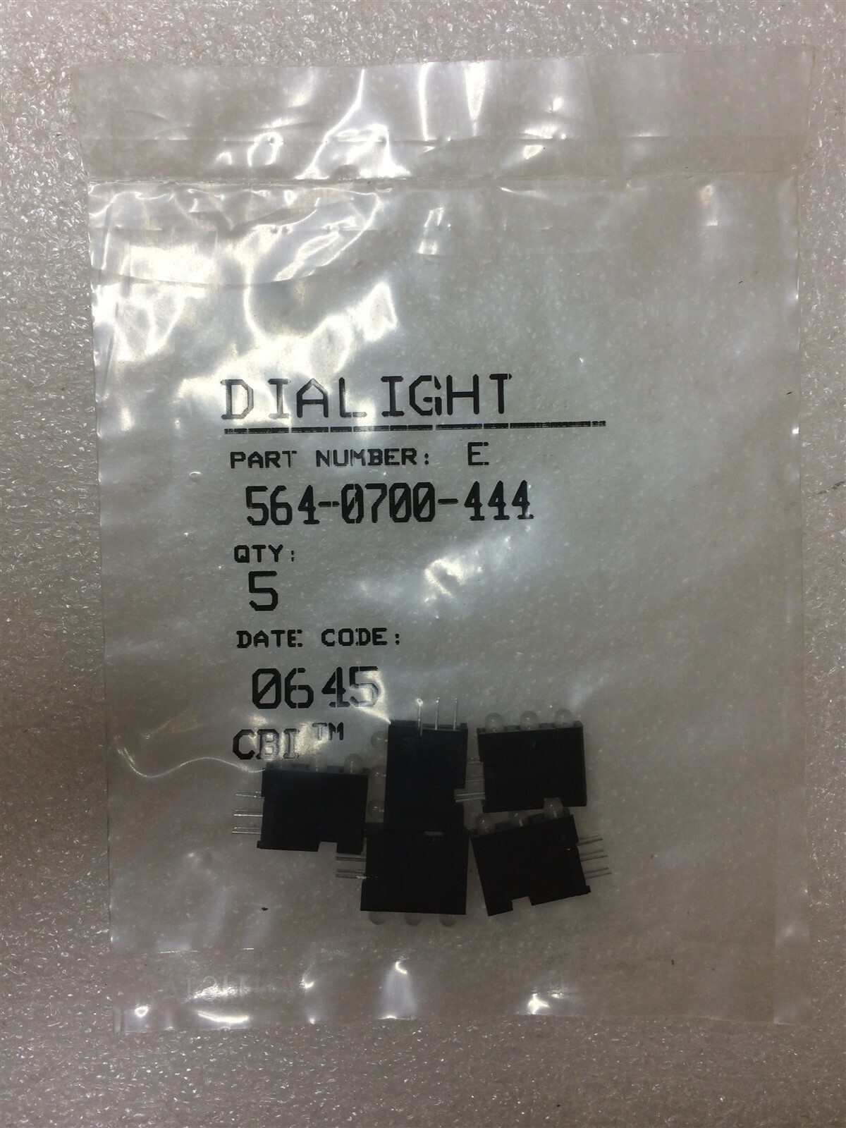 564-0700-444 DIALIGHT LED 3HI 3MM YEL/GRN BICLR PC MNT 10 PIECES