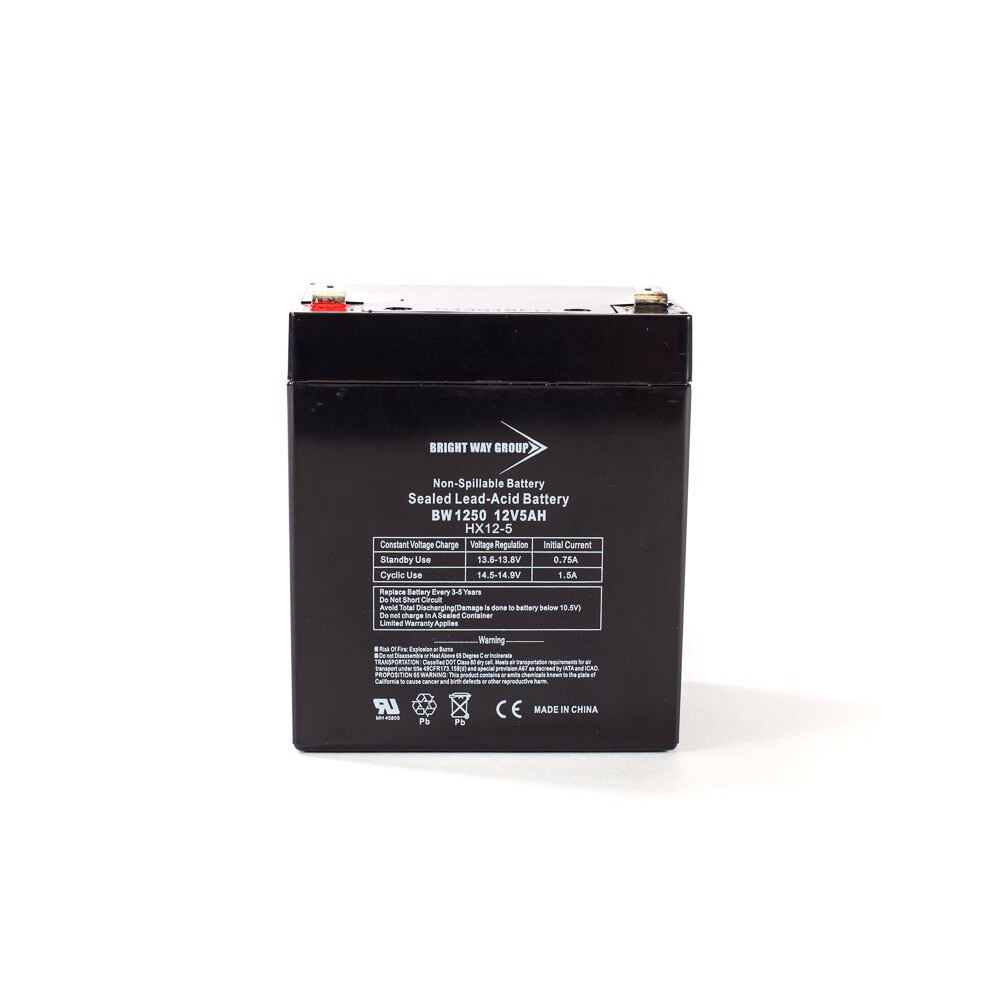 12V 5AH SLA Battery Replaces Alarm Lock RBAT4 Security System