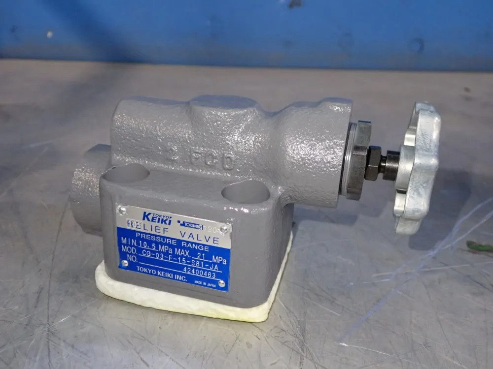 TOKYO KEIKI PRESSURE VALVE CG-03-F-15-S81-JA