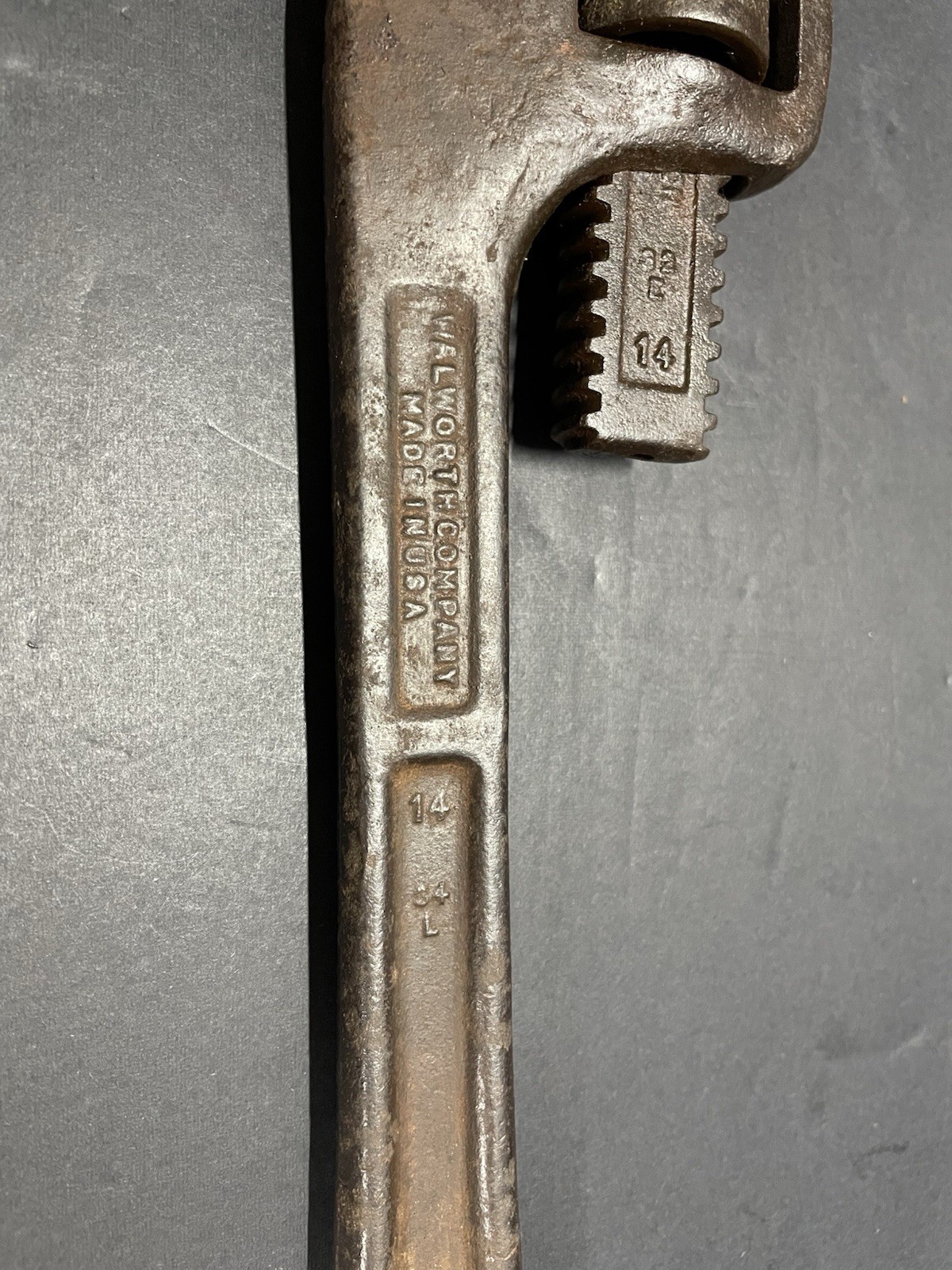 Vintage Walworth Walco Pipe Wrench 13”