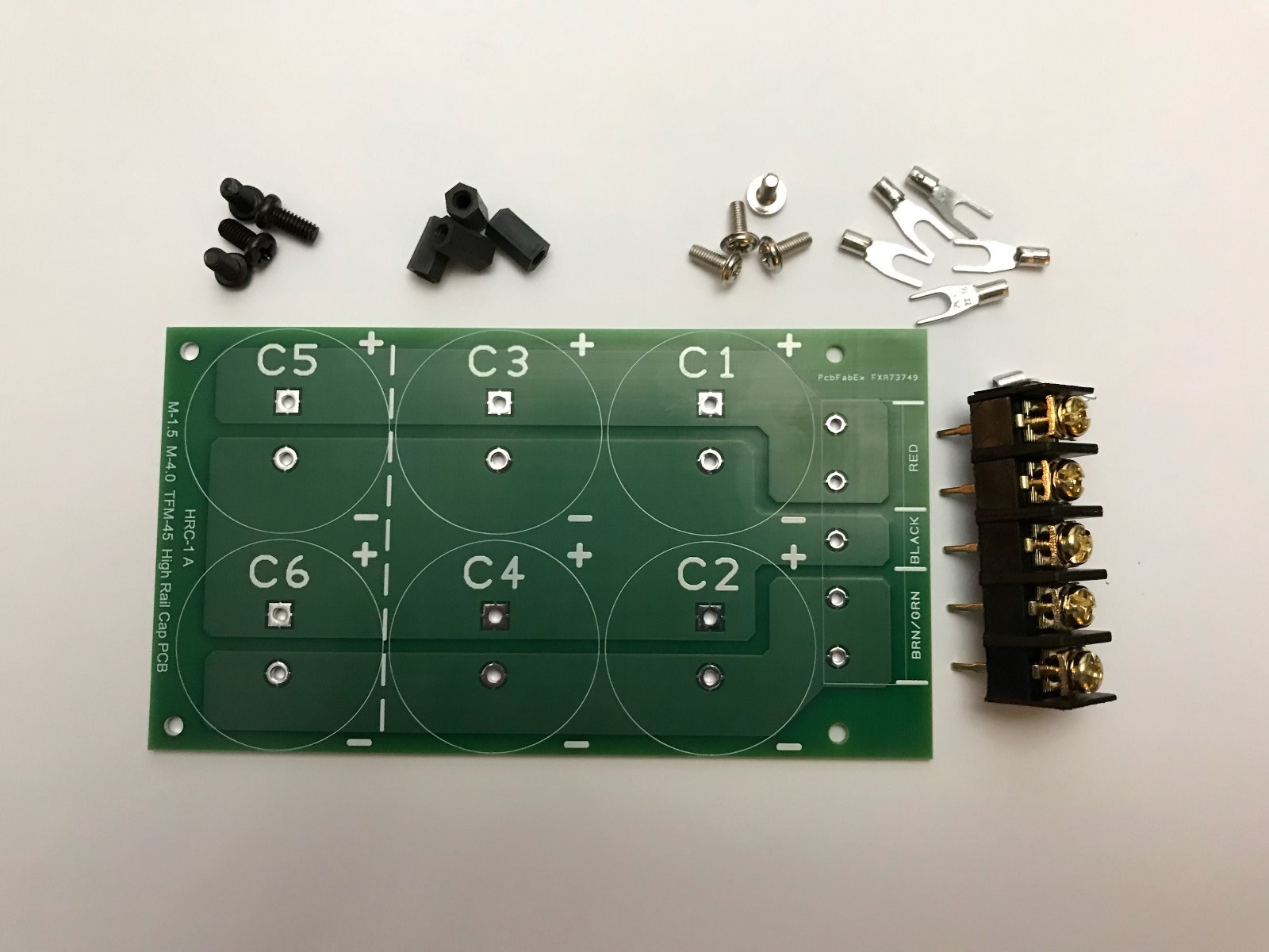 CARVER M-4.0t, PM-4.0, TFM-42, & TFM-45 130 V Capacitor replacement Kit