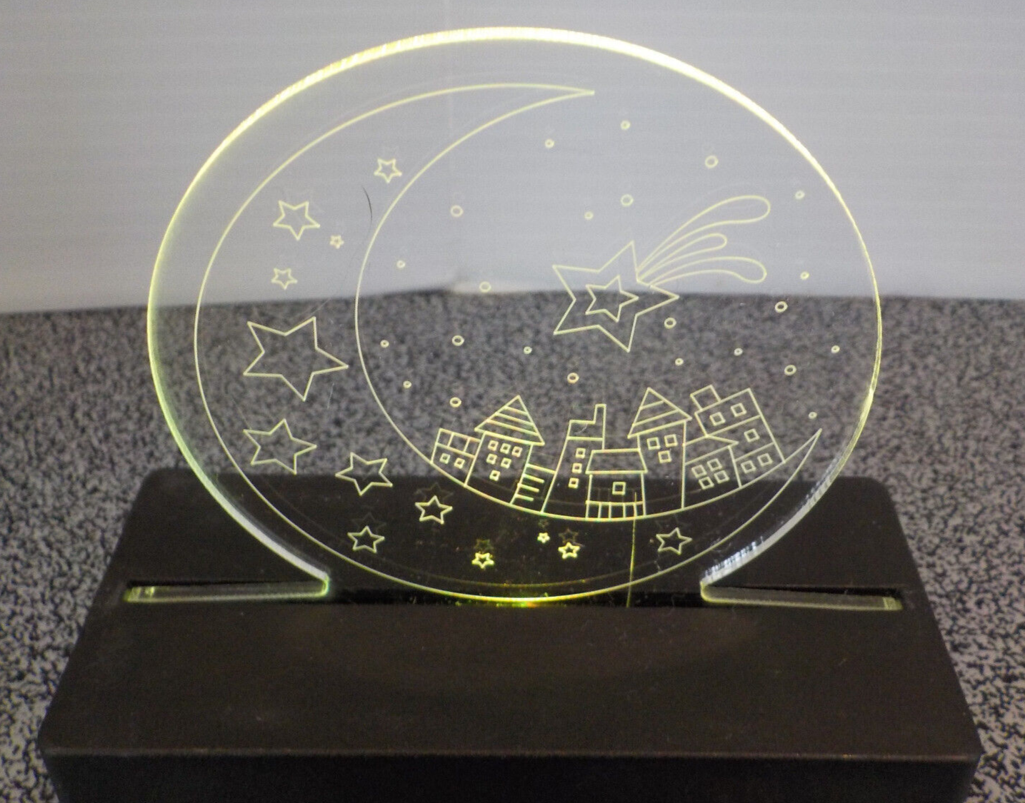 Starry Night Tabletop Light LED Coloring Changing 7 Different Colors W/Batteries