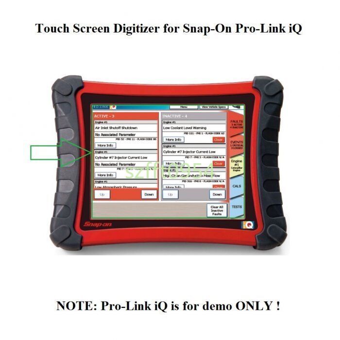 only Touch Screen Digitizer Glass Fit For Snap-On Pro-Link iQ EEHD188001