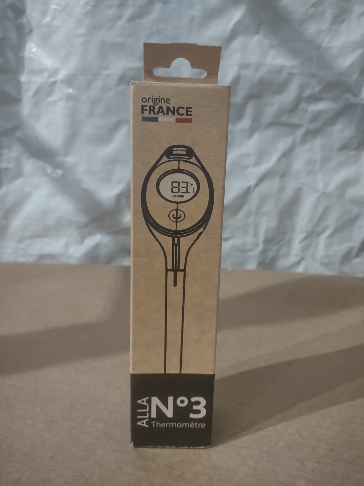 ALLA N°3 Thermometer Made In France *Missing Stick Cover* Free Shipping