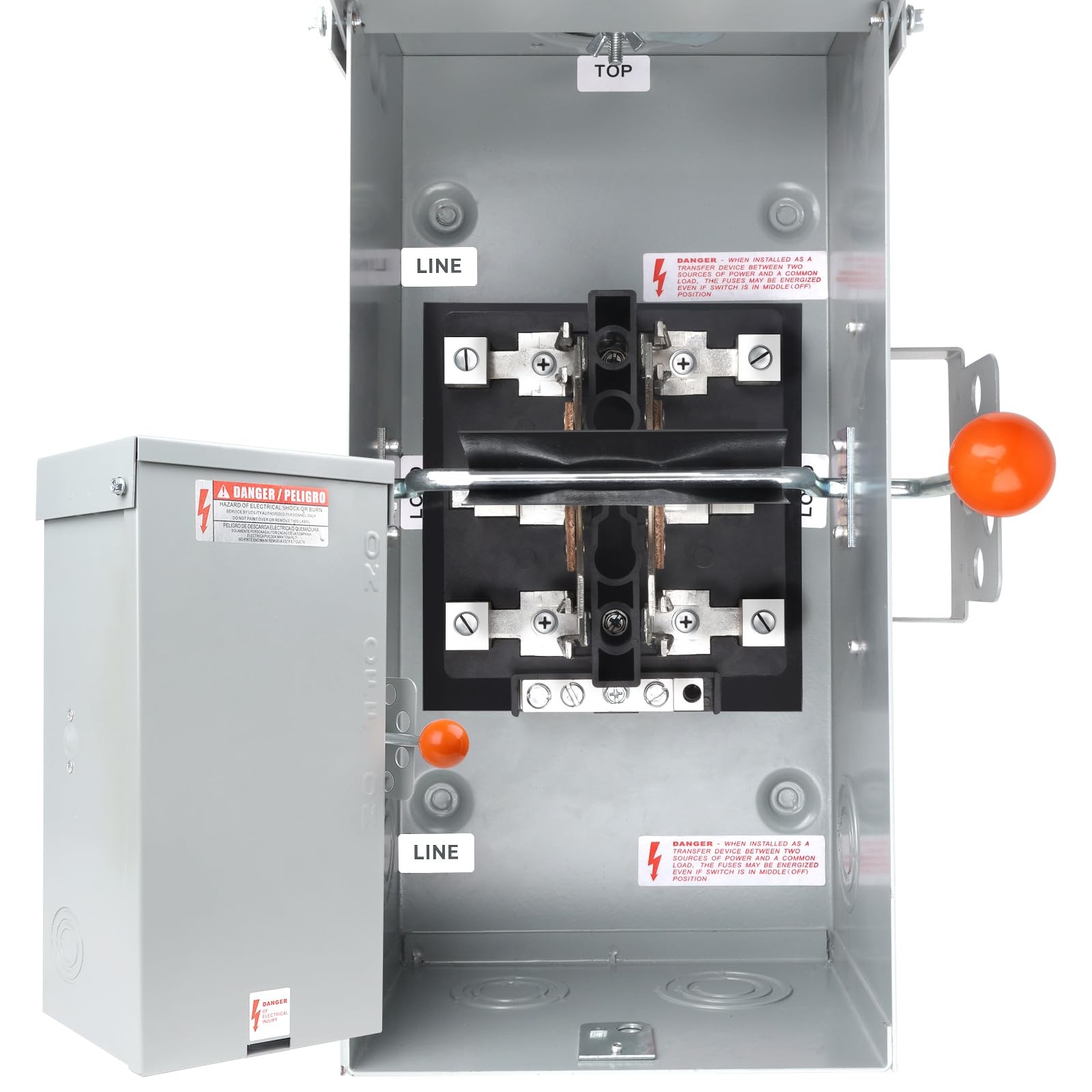 MUJURUR 100A Generator Transfer Switch, 24000W Heavy Duty Double Throw...