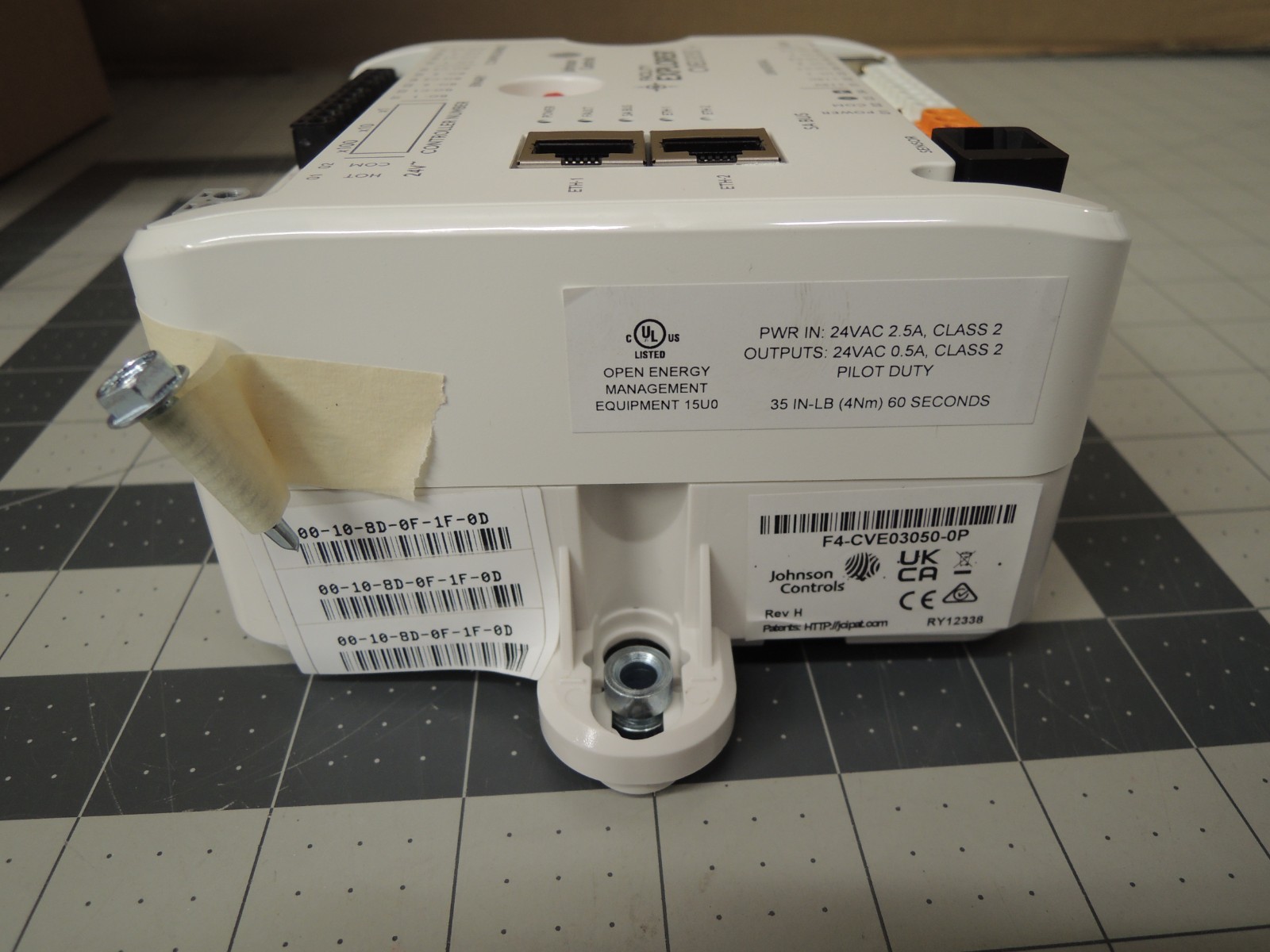 Johnson Controls F4-CVE03050-0P VAV Box Controller w/ Actuator & DPT Sensor