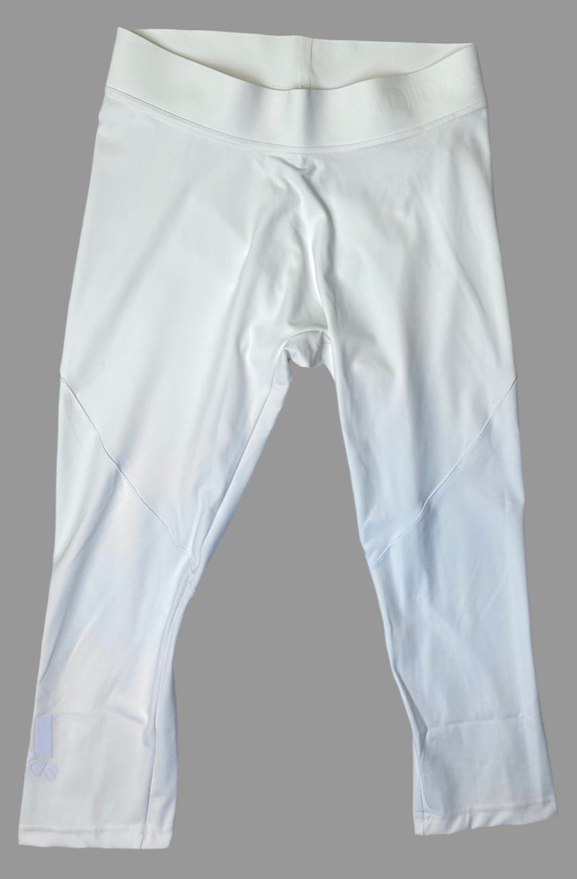 Adidas Mens Alphaskin Tech 3/4 Leggings - Multiple Sizes - White - [CD7154]