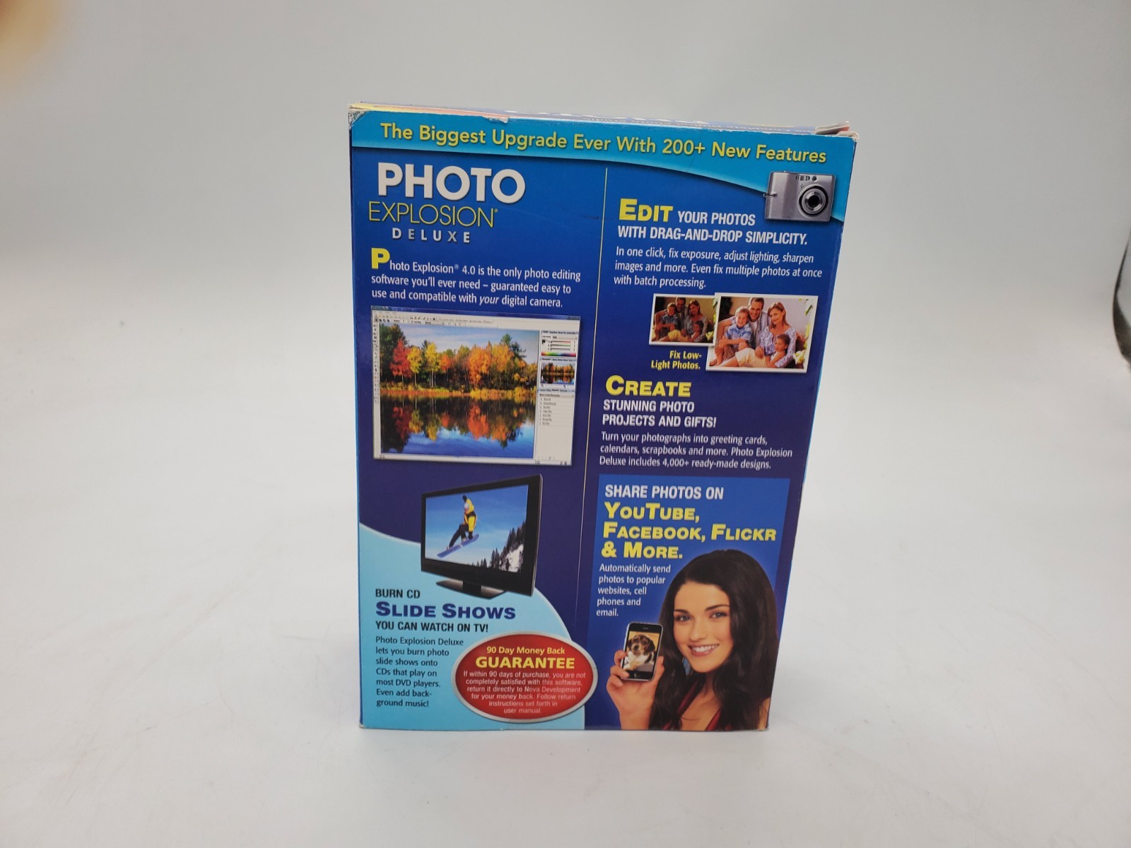 Photo Explosion Deluxe Version 4 (Nova)- Photo Editing Software -New SEALED