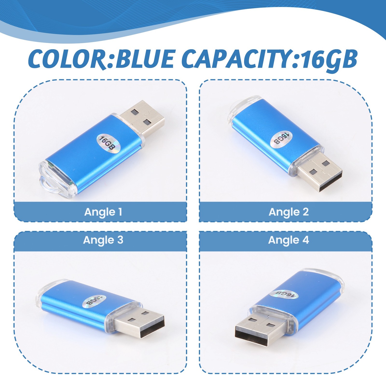 USB Memory Stick Flash Pen Drive U Disk for PC Color: Capacity:16GB V9V5