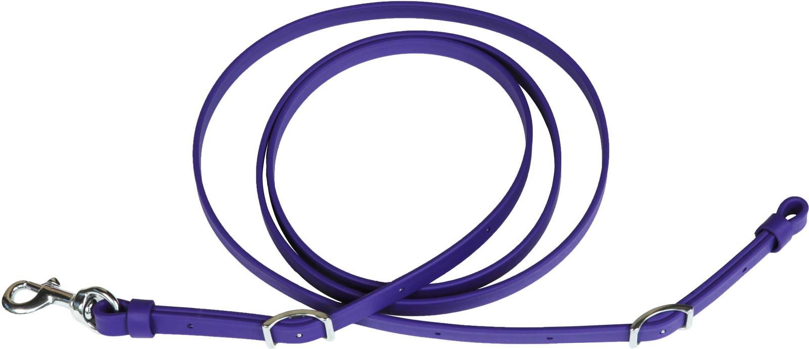 BioThane Beta Roper Reins, 5/8" x 8', Purple