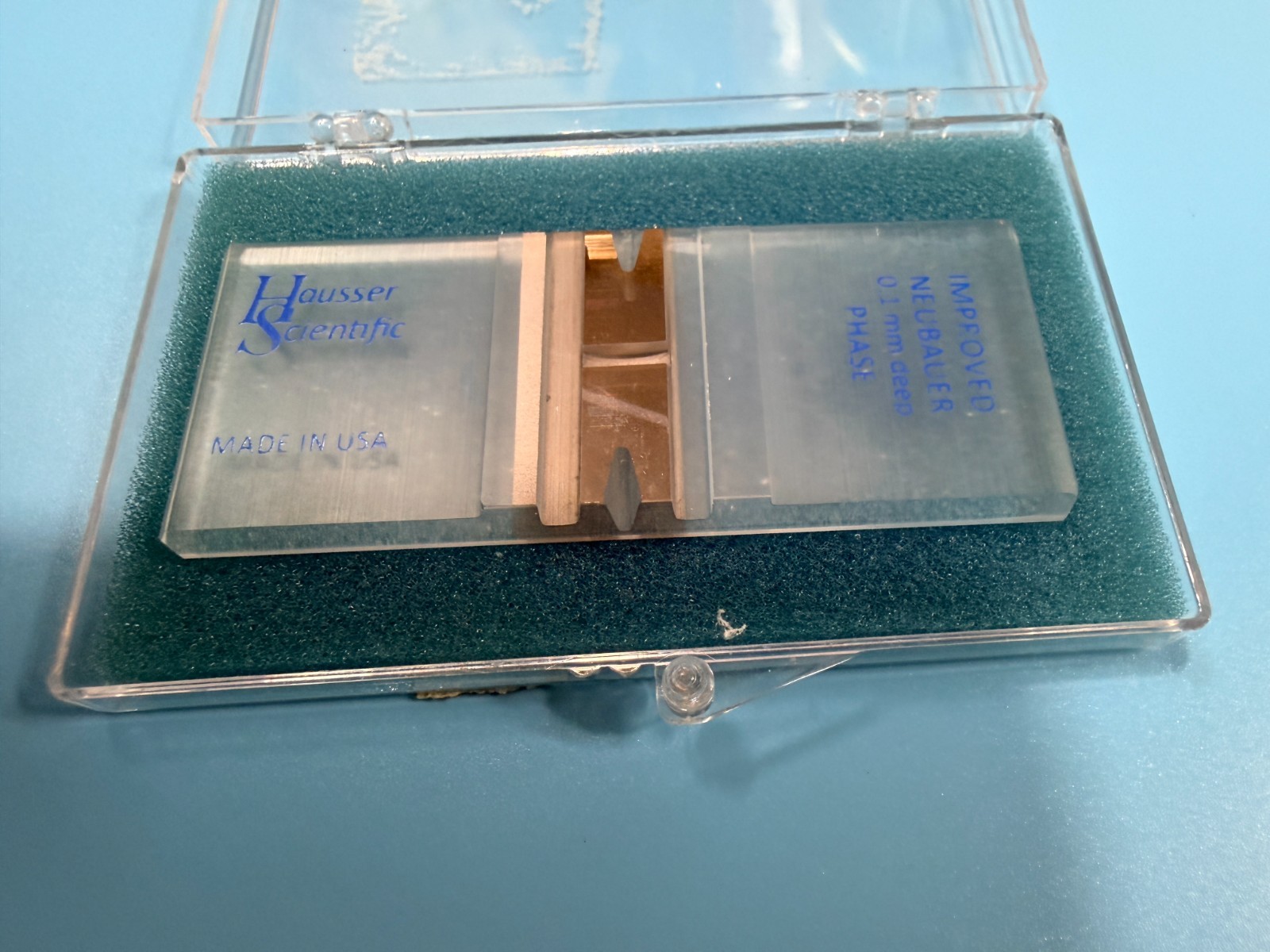 Hausser Scientific Improved Neubauer Phase Hemocytometer 0.1 mm Deep