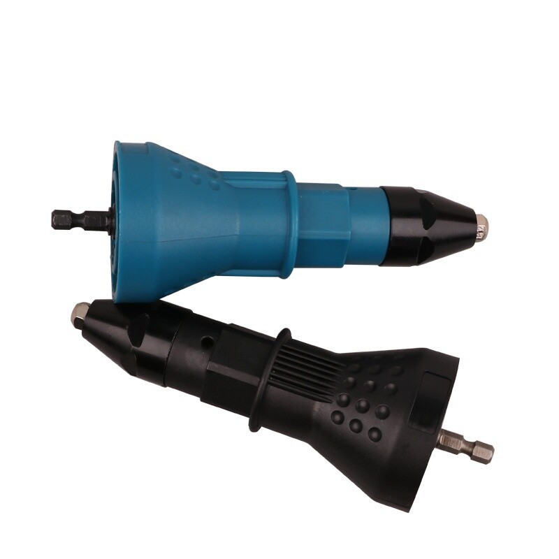Electric Rivet Nut Gun Adaptor Insert Cordless Riveting Tool Power Drill Kit US