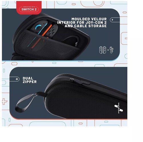 Switch 2 Accessory: Case - 4Gamers Premium Travel Case [New ]