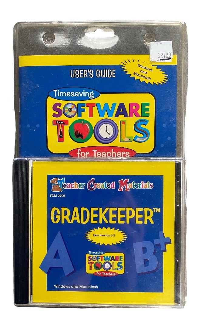 Software Tools Gradekeeper PC Teacher Created Materials New/Sealed