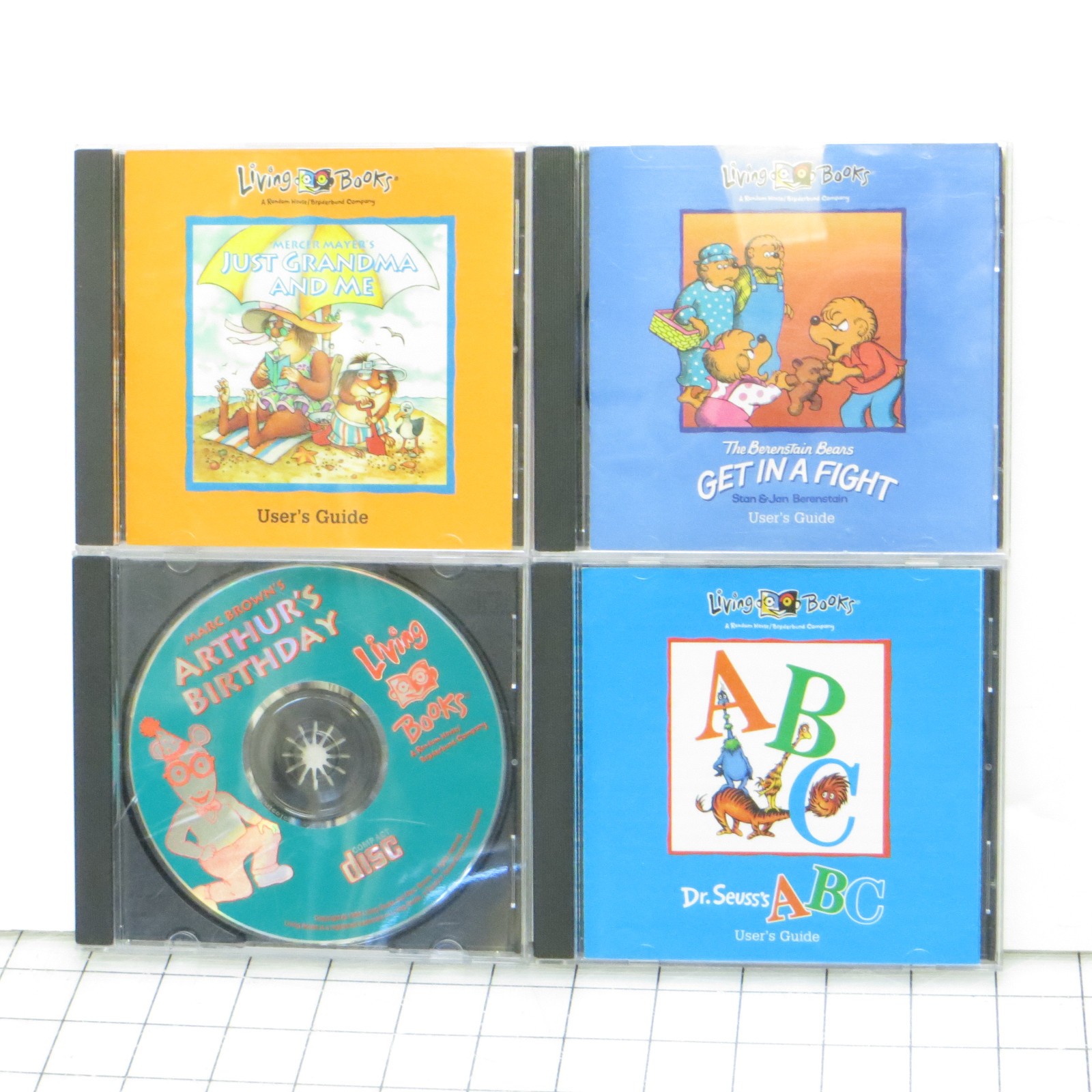Living Books Berenstain Arthur Dr. Seuss Mercer Mayer 1990s CD-ROM Reading Games