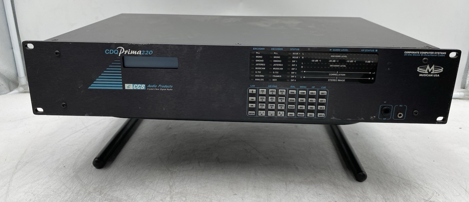 CCS CDQPrima220 Musicam 20kHz Stereo Bi-Directional Codec