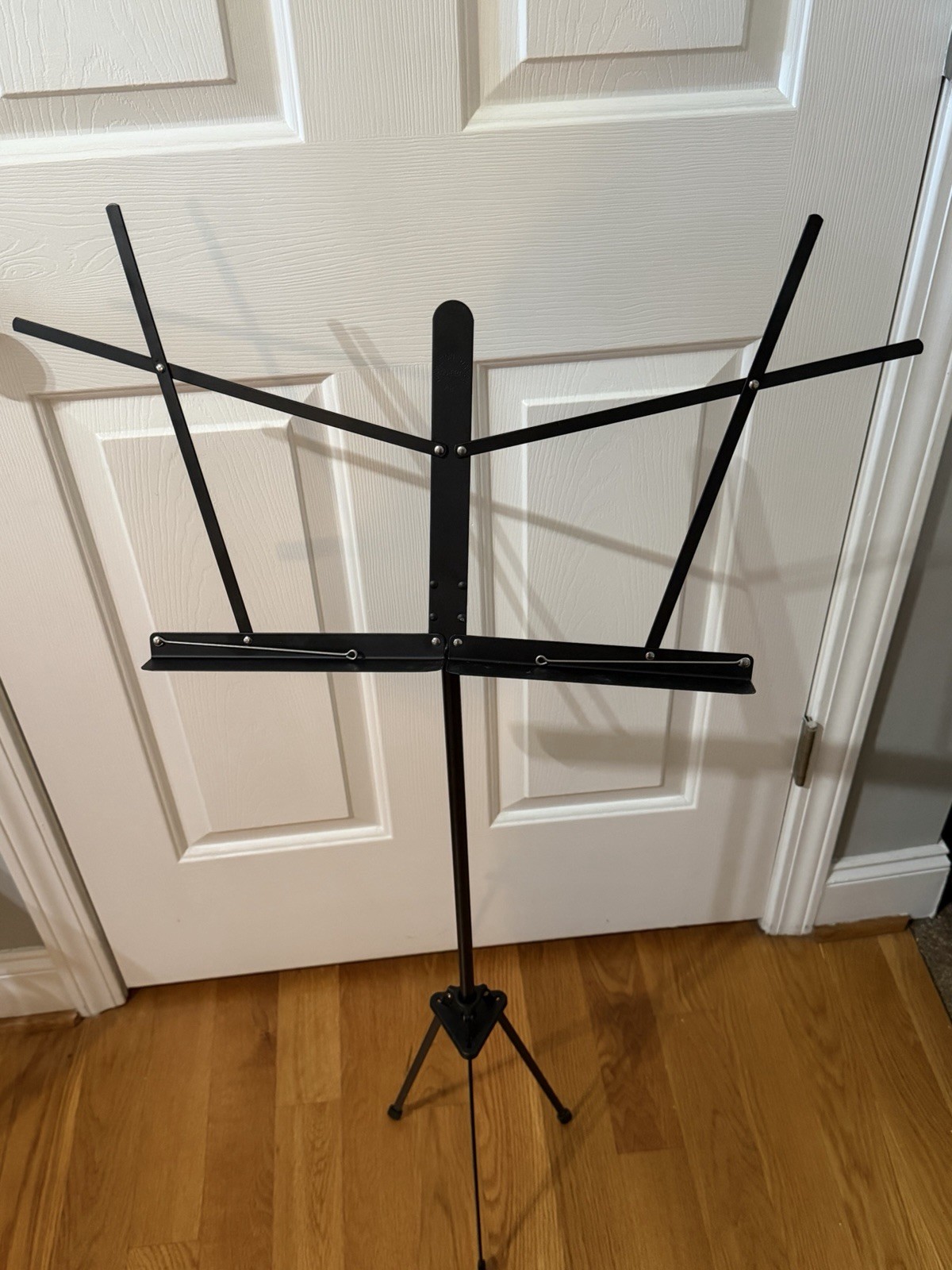 Hamilton Stands Tripod Sheet Music Stand Foldable Portable Black w/ Carry Case