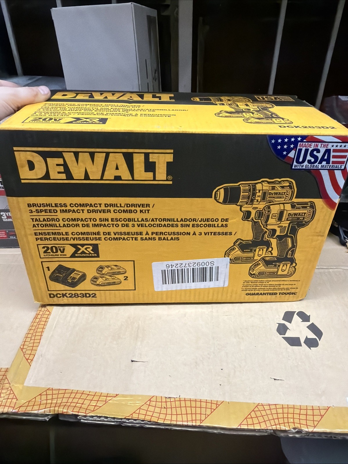 DEWALT MAX XR 20 V Nail Drill Bit✅      MADE IN USA Brand New In Box