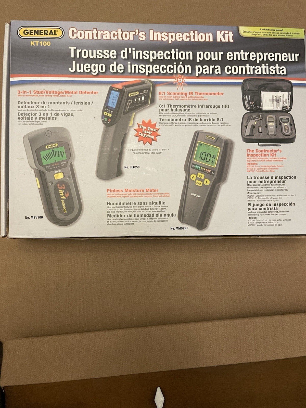 General  KT100 contractor inspection kit