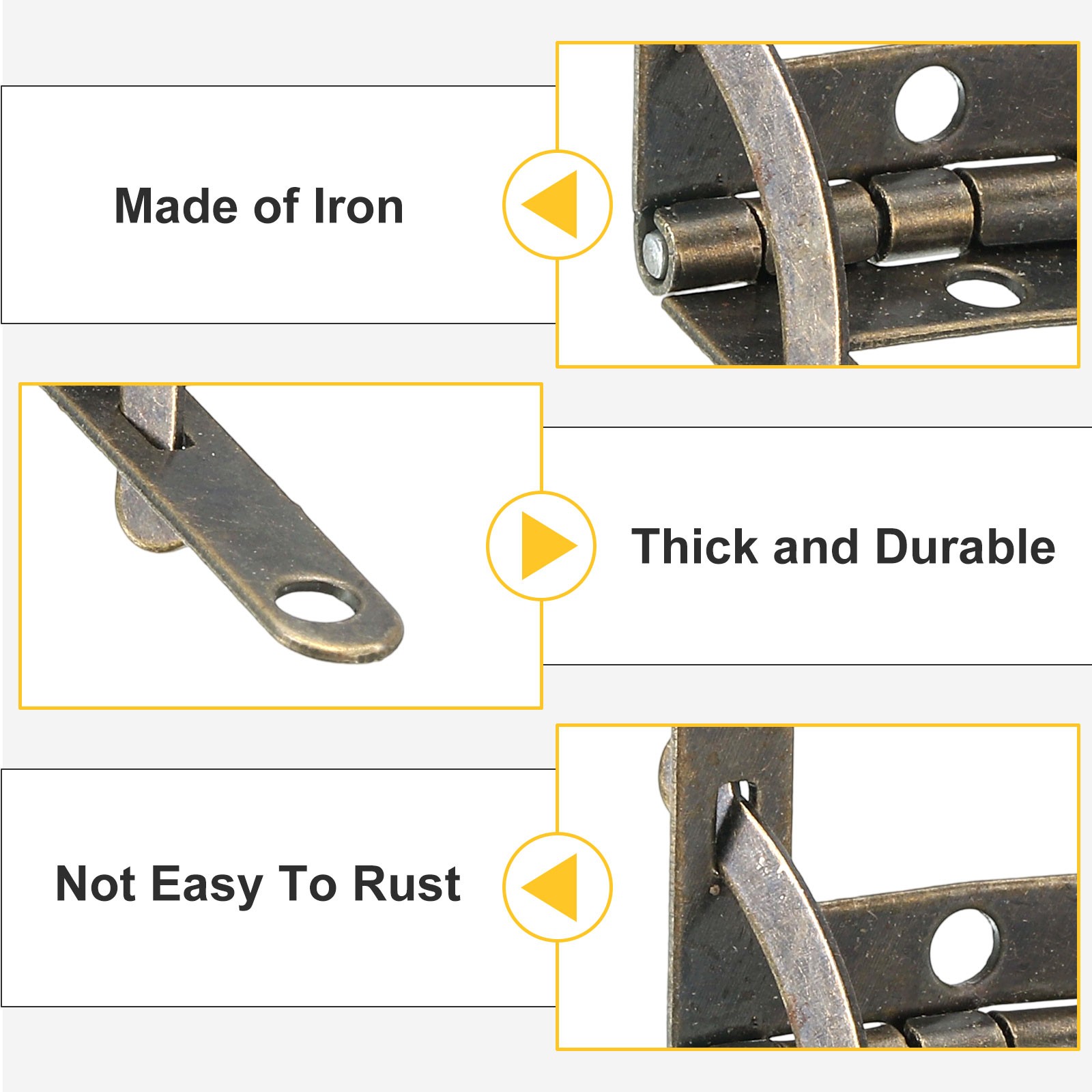 10pcs dial hinge 22x28mm for bronze box