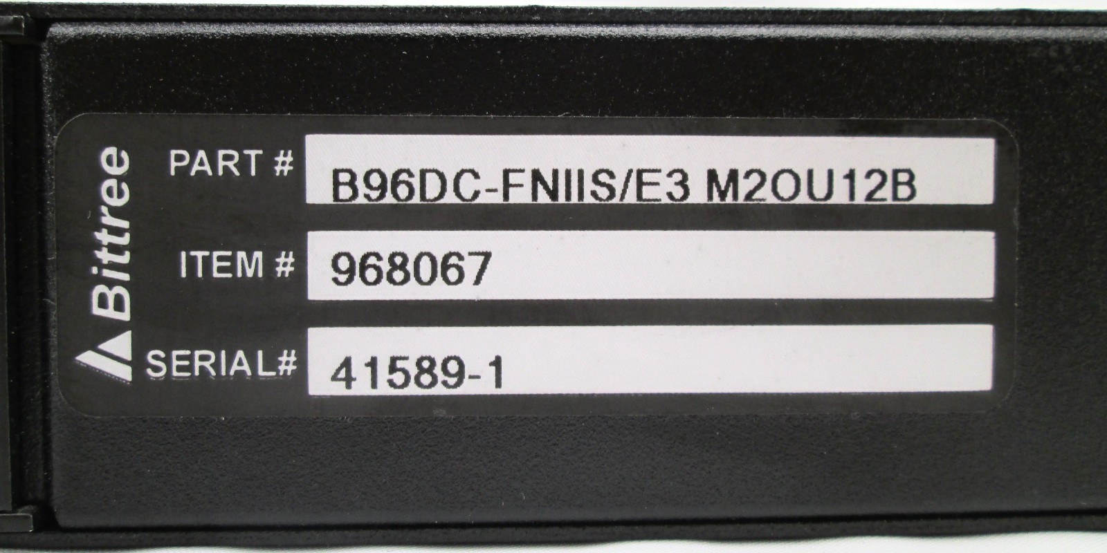 Bittree B96DC-FNLSS/E3 96-Point TT-Audio Bantam Patchbay Patch Bay Panel