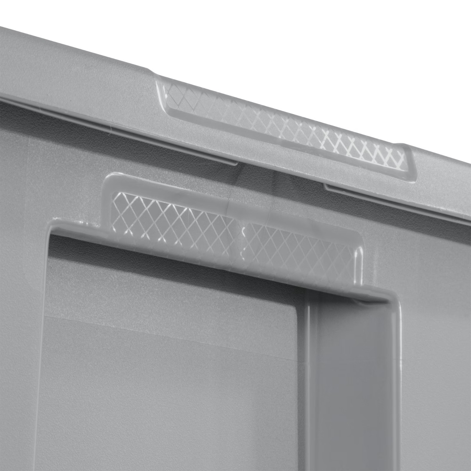 Sterilite Large Storage Bin, 18 Gallon Durable Plastic Storage Tote, Gray 8 pack