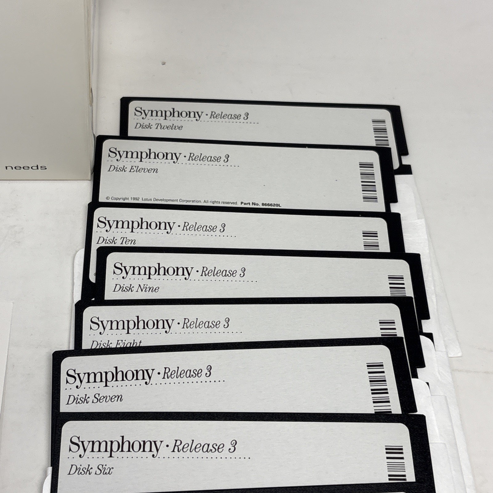 Lotus Symphony Release 3 5.25” Floppy Disks Vintage Computing Disks & Box
