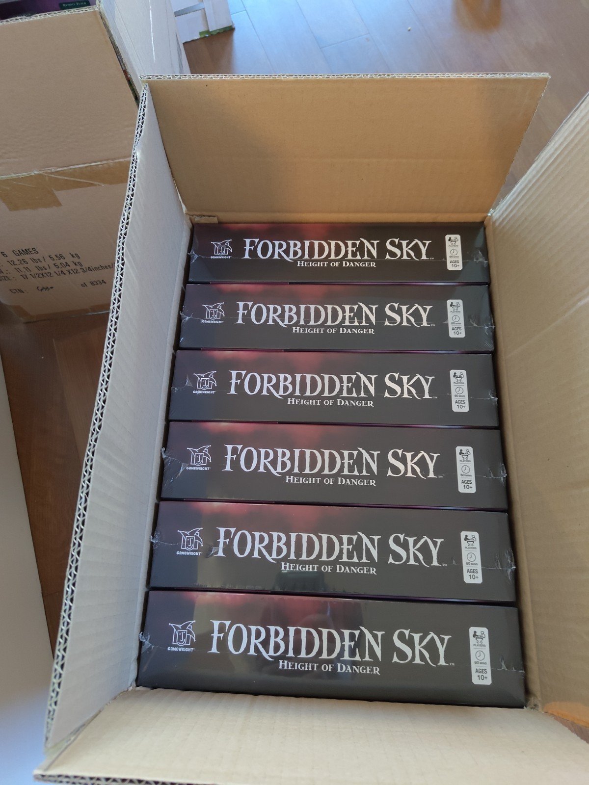 Gamewright Forbidden Sky Board Game 6 Pack New Sealed