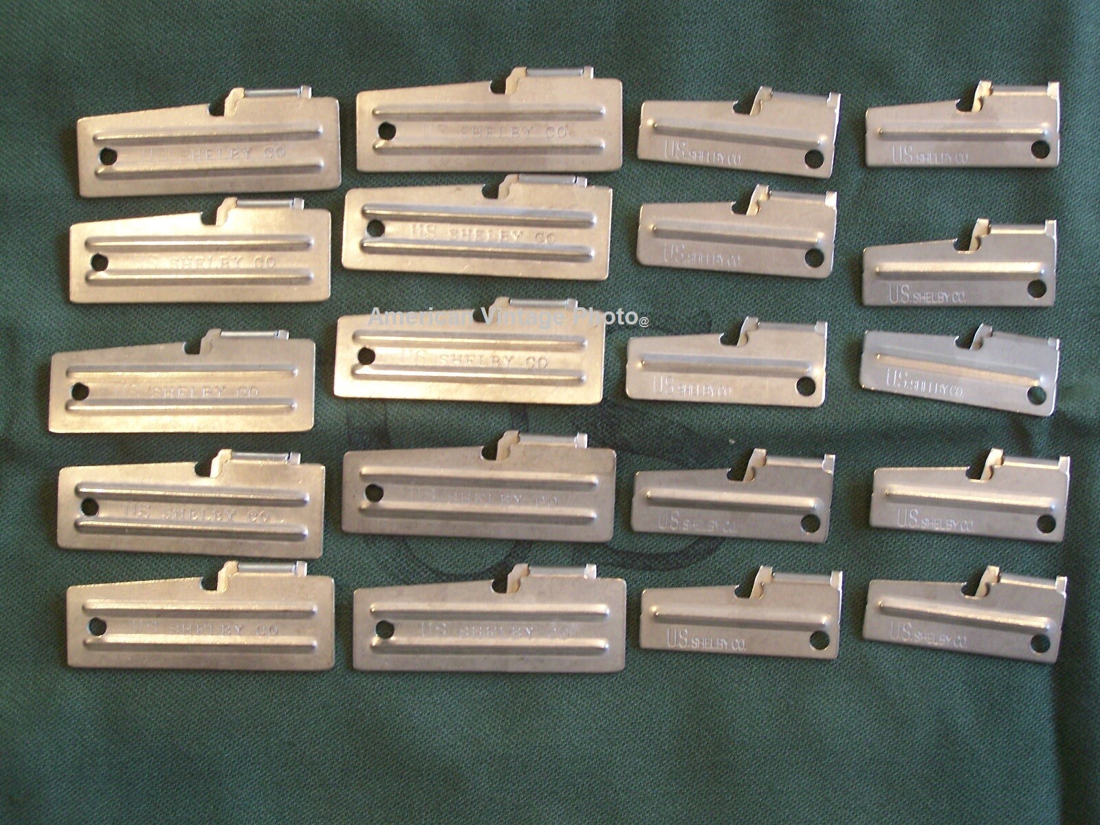 P38 P51 Can Opener 20 Pack Shelby Co USA f/ Military Scout Hiker Camper Survival