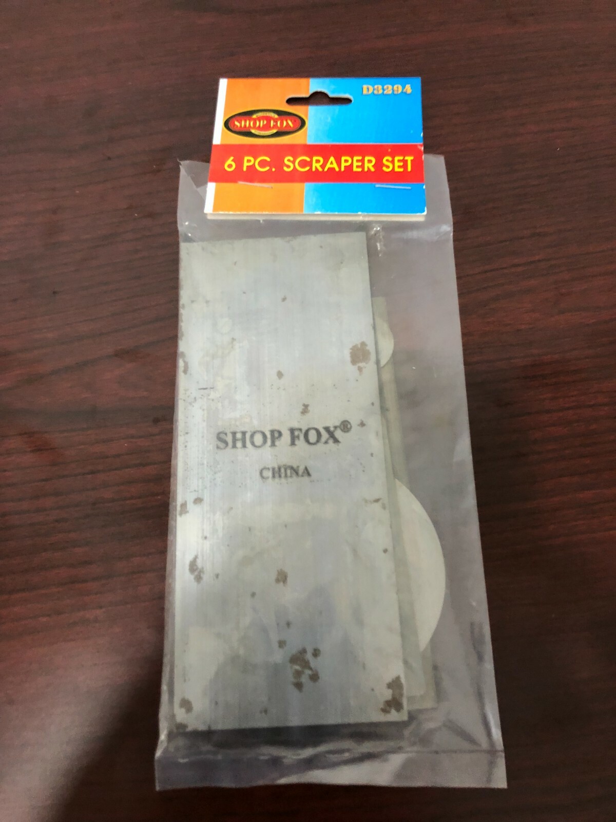 Shop Fox 6-Piece Cabinet Scraper Set D3294 READ DISCRIPTION!!!
