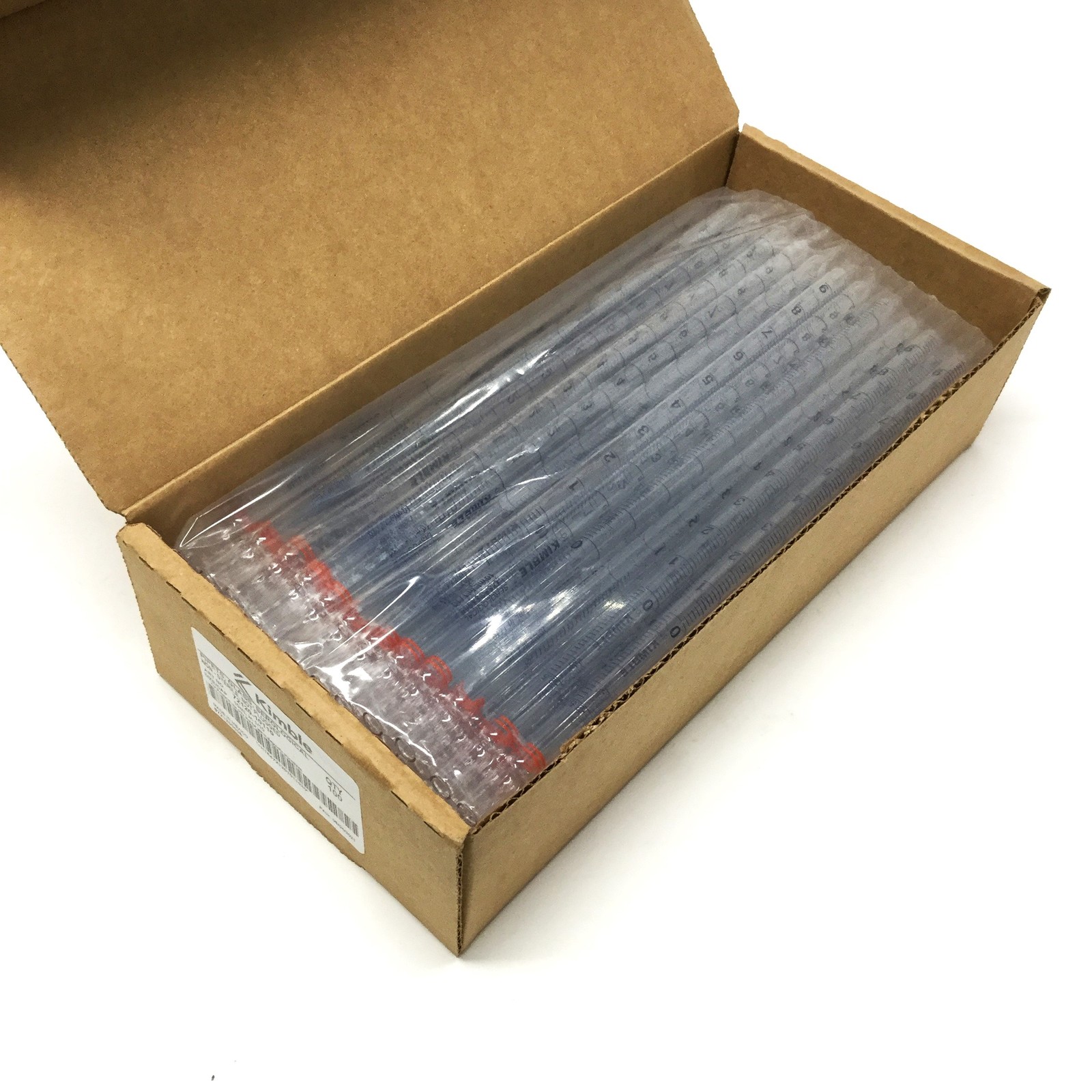 Lot of 100 Kimble 72120-10110 Serological Pipettes, Glass, 10mL x 0.1mL Grad