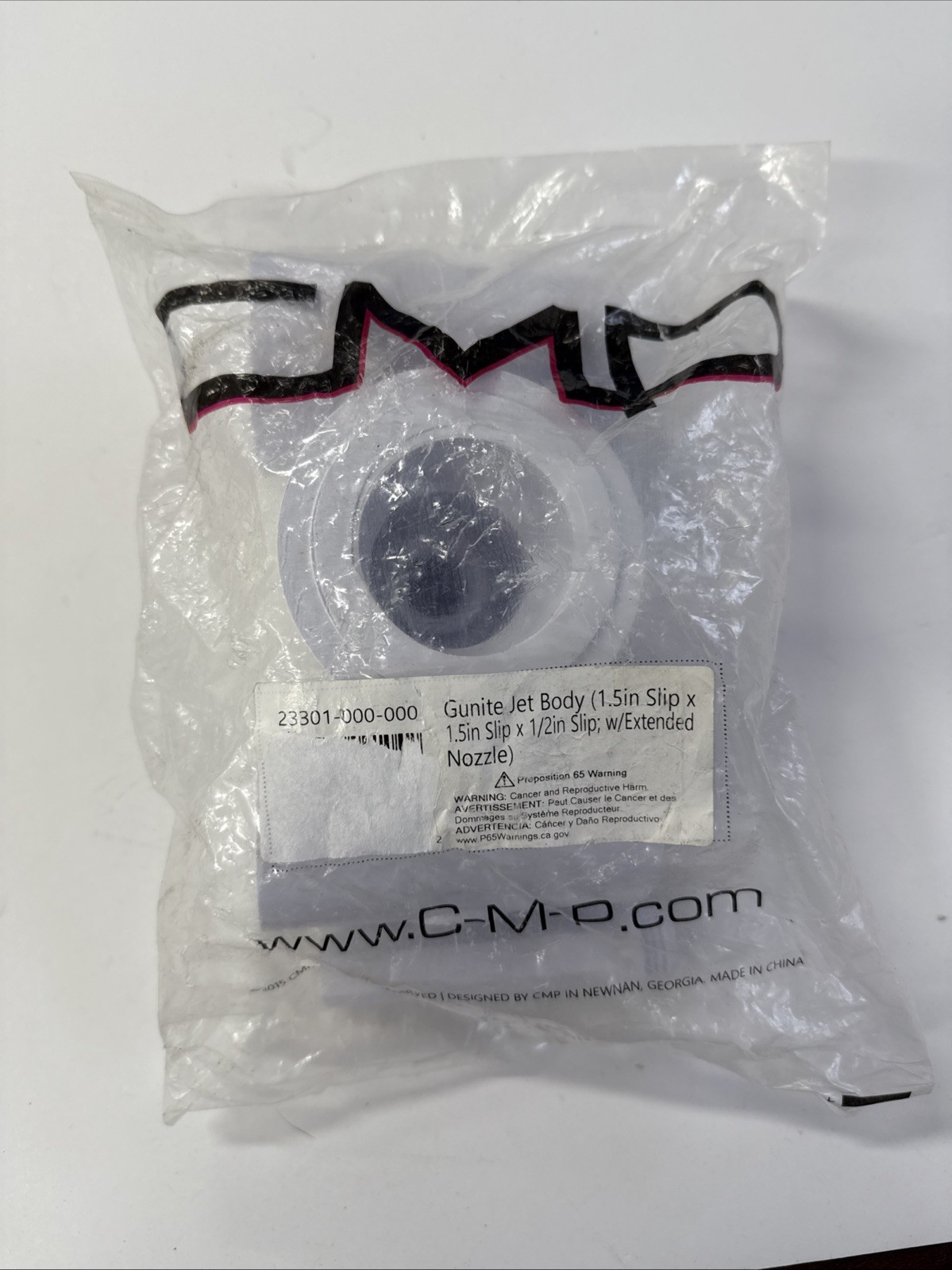 CMP 23301-000-000 GUNITE JET BODY, 1.5" SLIP x 1.5" SLIP x 1/2" SLIP, FREE SHIP