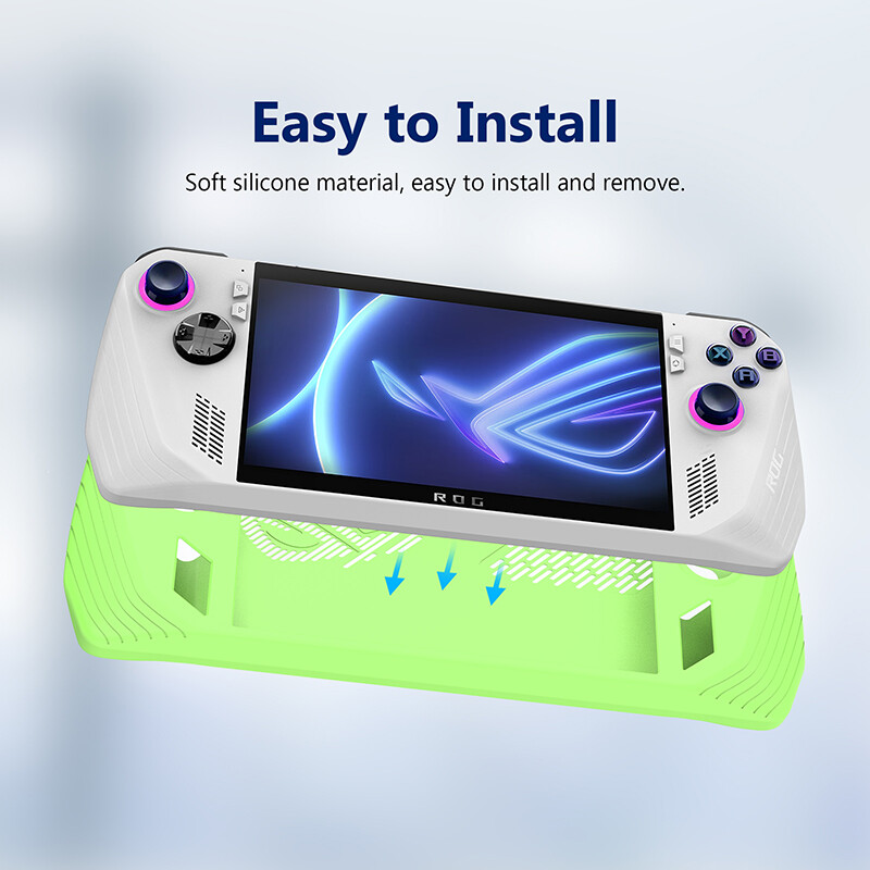 For ASUS ROG Ally Game Console Silicone Protective Case Shell w/ Button Caps