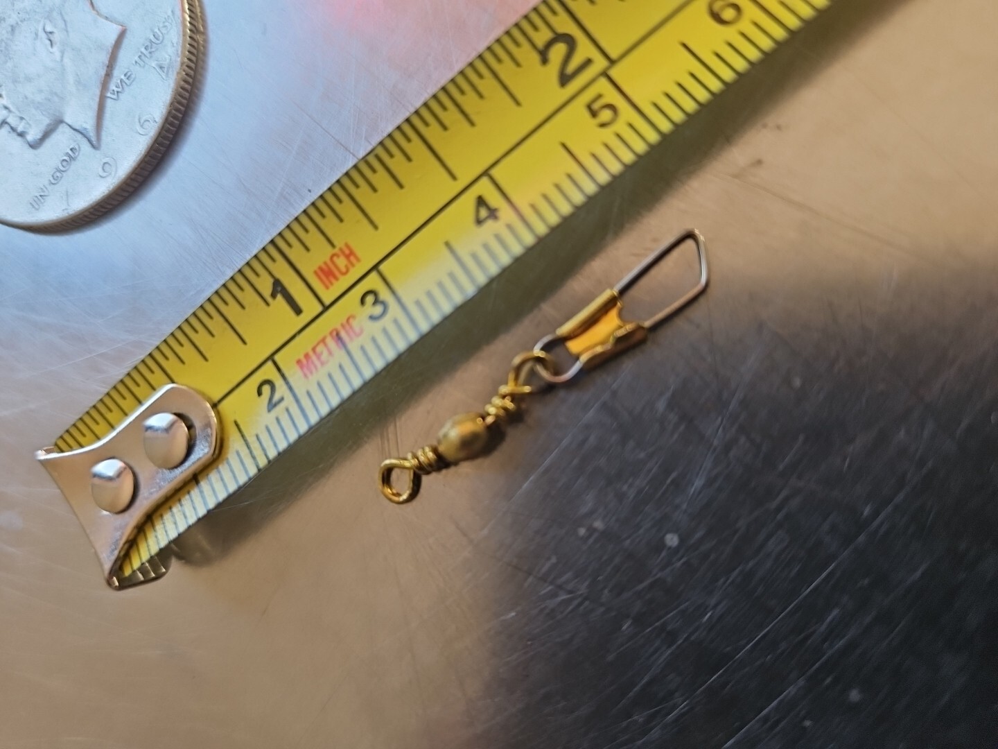 NOS Lot of 24 Vintage Brass Fishing Swivels TWENTY FOUR TOTAL SWIVELS in LOT.