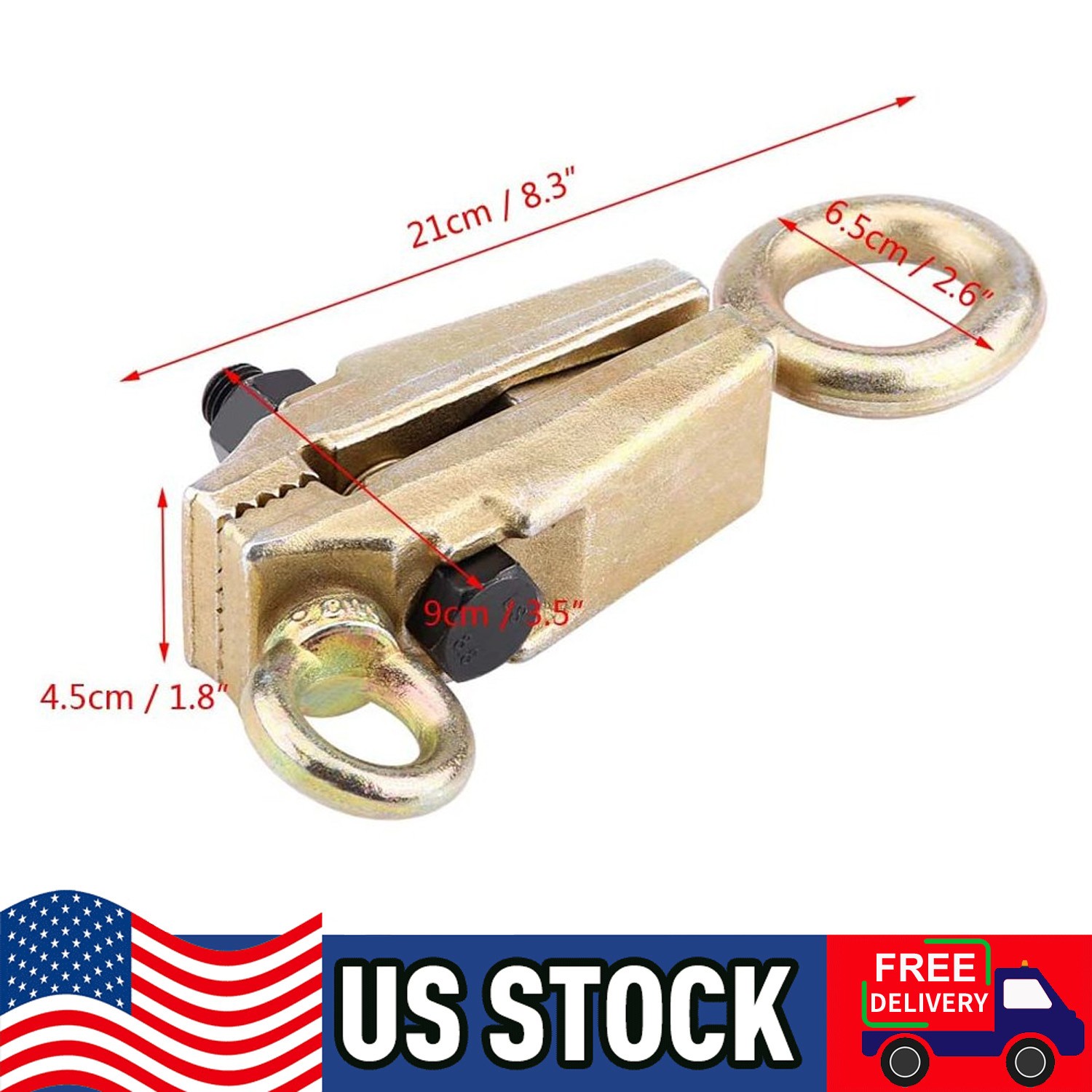 1X 5 Ton Two Way Self-Tightening Small Mouth Pull Mo-Clamp Auto Body Dent Repair